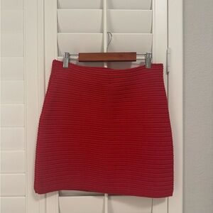 H&M Vibrant Red Mini Skirt